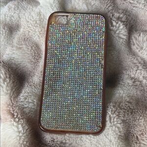 Glittering Silver iPhone SE  Case